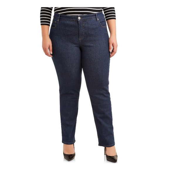 Terra & Sky Straight Leg Jeans - Picture 1 of 5